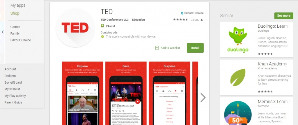 ted app