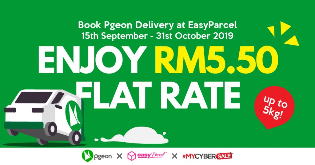 PGEON 1200x628 MYCYBERSALE2019 Pgeon Delivery RM5