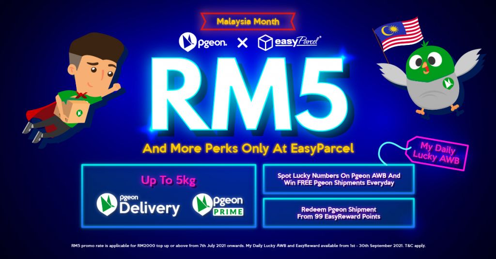 pgeon RM5 at easyparcel