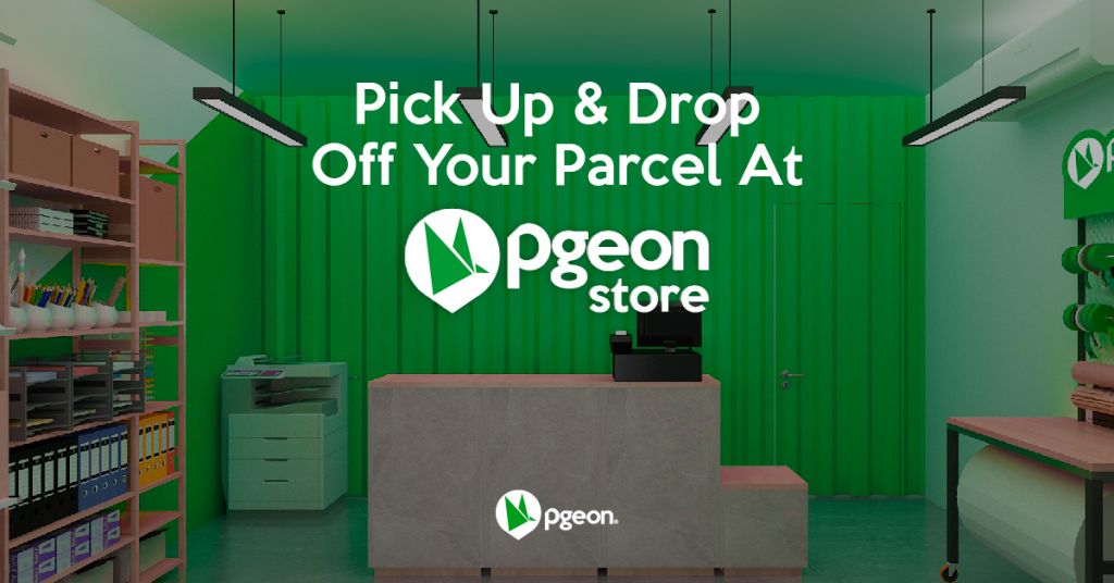 pick up drop off your parcel at pgeon store